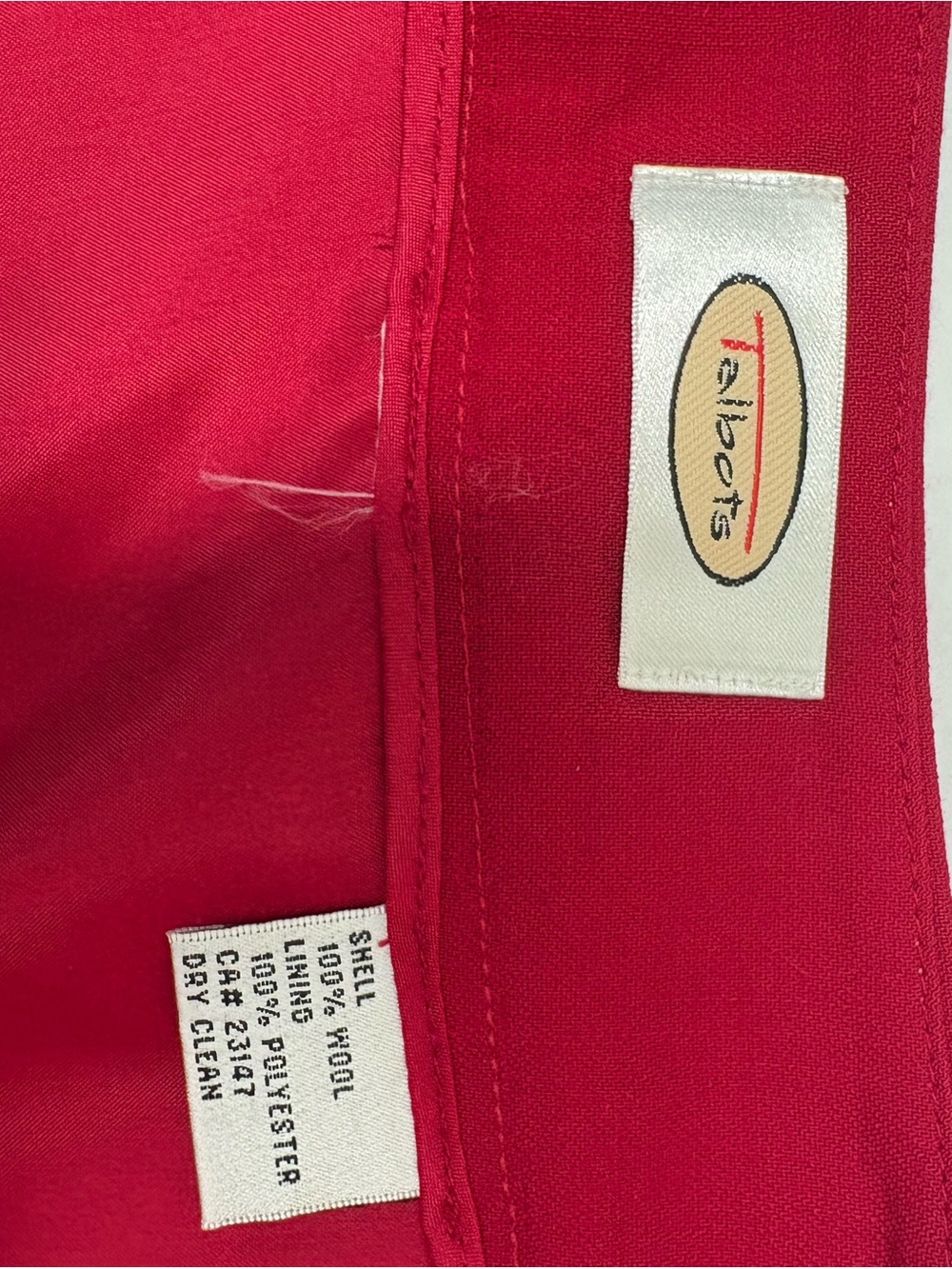 Talbots Red Paisley Maxi Skirt - Picture 4 of 7